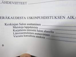 Raahen tienoon historia 1 - Salon emäpitäjän ja Raahen kaupungin historia esihistoriasta isonvihan loppuun