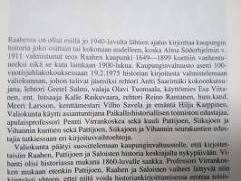 Raahen tienoon historia 1 - Salon emäpitäjän ja Raahen kaupungin historia esihistoriasta isonvihan loppuun