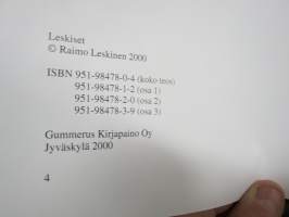 Leskiset sukukirja I-III