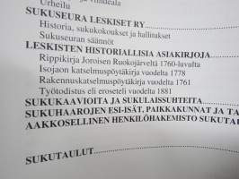 Leskiset sukukirja I-III