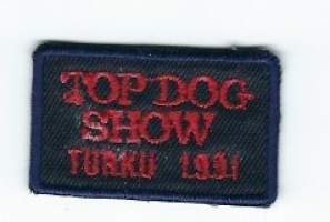 Top dog show Turku 1991  - hihamerkki