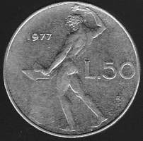 talia 50 liiraa - 4 kolikkoa 1975, 1976. 1977, 1979