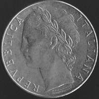 Italia 100 liiraa - 4 kolikkoa 1966, 1968. 1975, 1977