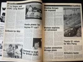 Autosport - Lehti 1978 nr 2 - Wilson dominates Raylor, James Hunt column, Giacomelli again in F2 Hockenhiem, Penske´s British USAC base,  ym.