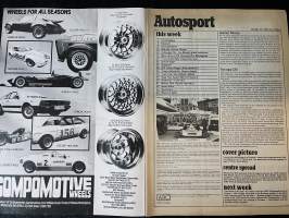 Autosport - Lehti 1978 nr 4 - Gunnar Nilsson: our tribute, Birmingham Motor Show report, Bandama Rally progress, Track Test: Hesketh 308LM, ym.