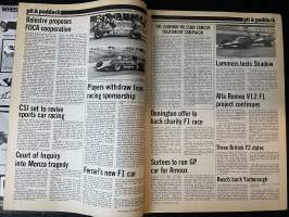 Autosport - Lehti 1978 nr 4 - Gunnar Nilsson: our tribute, Birmingham Motor Show report, Bandama Rally progress, Track Test: Hesketh 308LM, ym.