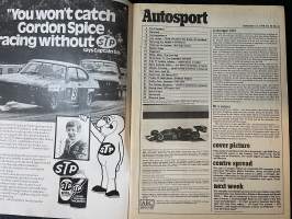 Autosport - Lehti 1978 nr 12 - BMW Tourist Trophy again, Mario Andretti at home, Leyland´s Manx Victory, Quebec WCR, Renault win in Jarama F3, ym.