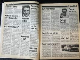 Autosport - Lehti 1978 nr 12 - BMW Tourist Trophy again, Mario Andretti at home, Leyland´s Manx Victory, Quebec WCR, Renault win in Jarama F3, ym.