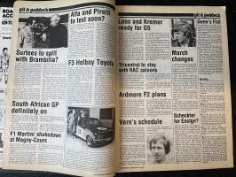 Autosport - Lehti 1978 nr 5 - Michelin´s first GP victory, Private Porsche wins Monte Carlo Rally, TVR Taimar test, Rosberg is NZ champion, ym.