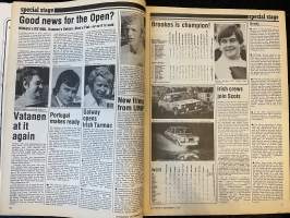 Autosport - Lehti 1977 nr 9 - Another Ford - dominated RAC, Full report of Waldegaard´s victory, Group 2 review, Didier Pironi, ym.