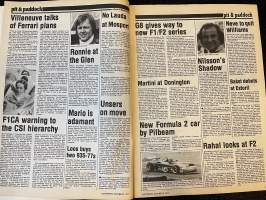 Autosport - Lehti 1977 nr 1 - Dawson´s Lindisfarne victory, ShellSport Championship decided, Hunt wins USGP, Arnoux´s F2 title, ym.