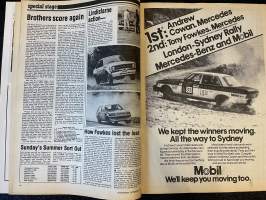 Autosport - Lehti 1977 nr 1 - Dawson´s Lindisfarne victory, ShellSport Championship decided, Hunt wins USGP, Arnoux´s F2 title, ym.