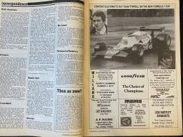 Autosport - Lehti 1977 nr 8 - Latest RAC Rally news, Tyrrell´s new GP contender, Andretti: motor racing superstar, Formula 2 review, Renault 20TS, ym.