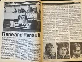 Autosport - Lehti 1977 nr 8 - Latest RAC Rally news, Tyrrell´s new GP contender, Andretti: motor racing superstar, Formula 2 review, Renault 20TS, ym.