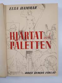 Hjärtat och paletten - text och techningar