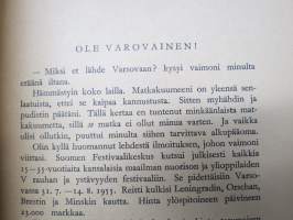 Vaihteeksi Varsovassa -suomalaisen toimittajan matka ja osallistuminen 5. Kansainvälisiin Rauhan ja Ystävyyden Festivaaleihin