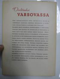 Vaihteeksi Varsovassa -suomalaisen toimittajan matka ja osallistuminen 5. Kansainvälisiin Rauhan ja Ystävyyden Festivaaleihin