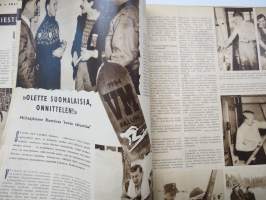 Urheilun Kuva-aitta 1954 nr 2, Mäenlaskija MM Matti Pietikäinen &amp; Falun kunnian päivät, Pikaluistelu EM Davos, Jääkiekkoilun taktiikkaa, Jalkapalloilu &amp; Englanti