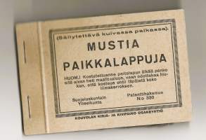 Suojeluskuntain Yliesikunta - Mustia paikka lappuja täysi ( 2 paikkaa puuttuu) tuotepakkaus