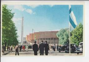 Helsinki Stadion- paikkakuntakortti, paikkakuntapostikortti  postikortti  kulkematon