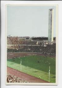 Helsinki Stadion- paikkakuntakortti, paikkakuntapostikortti  postikortti  kulkematon