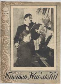 Suomen Kuvalehti 1920  nr 51, kansikuva Joululaulu, Suomen ja venäjän rauhansopimus, Eräs jouluaatto-uni, Tosikertomus Venäjän tsaari-perheen kohtalosta,