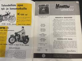 Moottoriurheilu 1960 nr 9 - Moottoriajoneuvojen maailman ja Suomen  historia, Ariel - Arrow ajovuorossa, Motocrossissa PM-kilpa -61, ym.