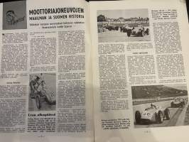 Moottoriurheilu 1960 nr 9 - Moottoriajoneuvojen maailman ja Suomen  historia, Ariel - Arrow ajovuorossa, Motocrossissa PM-kilpa -61, ym.
