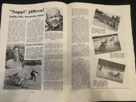 Moottoriurheilu 1960 nr 9 - Moottoriajoneuvojen maailman ja Suomen  historia, Ariel - Arrow ajovuorossa, Motocrossissa PM-kilpa -61, ym.