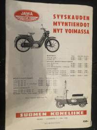 Moottoriurheilu 1960 nr 9 - Moottoriajoneuvojen maailman ja Suomen  historia, Ariel - Arrow ajovuorossa, Motocrossissa PM-kilpa -61, ym.
