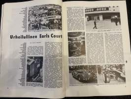 Moottoriurheilu 1965 nr 12, sis. mm. seuraavat artikkelit / kuvat, mainokset; Simca 1500 kansikuvassa, Harri Merikanto, Honda CB 450 esittely, Earls Court -rata...