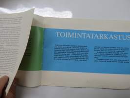 Volvon huolto-ohjelma 1982 -havainnollinen esitys Volvon huolto-ohjelmasta ja itsekin suoritettavista tarkastuksista, mallit 260, 240, 340