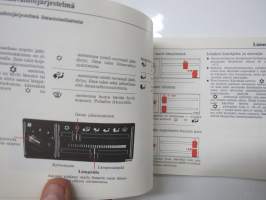 Volvo 760 GLE / 760 Turbo -käyttöohjekirja, painettu 1984