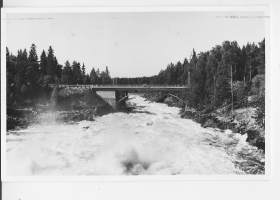 Imatra -  paikkakuntapostikortti postikortti paikkakuntakortti  kulkenut 1962