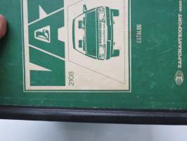 VAZ 2108 Katalog sapasnih zastei, Parts catalogue, Catalogue des pieces detachees, Ersatzteilkatalog, Catalogo de piezas de repuesto -varaosaluettelo
