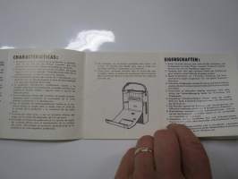 Crown Crowncorder Solid State CTR-9000 compact cassette tape recorder instructions