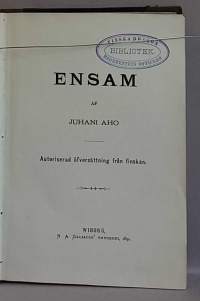 Ensam. (1800-luku, keräilykirja)