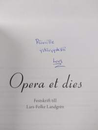 Opera et dies : festskrift till Lars-Folke Landgrén (tekijän omiste)