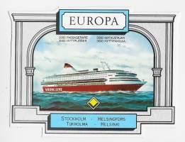 Viking Line / Europa   tarra 9x12 cm