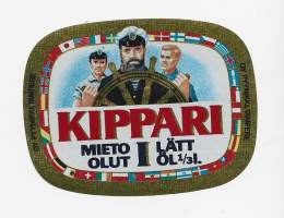 Kippari  Mieto I    Olut -  olutetiketti