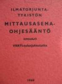 Ilmatorjuntatykistön  mittausasemaohjesääntö ItMittAsO VRRTI-tulenjohtotutka