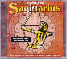 2 CD - Music for Sagittarius (Musiikkia jousimiehelle), 1996. Kokoelma. vihkosessa lisätietoja jousimies-astrologiamerkistä.