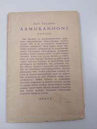 Aamukanooni : runoja