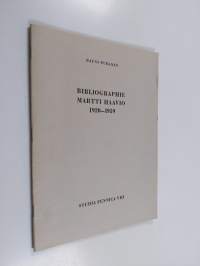 Bibliographie: Martti Haavio 1920-1959