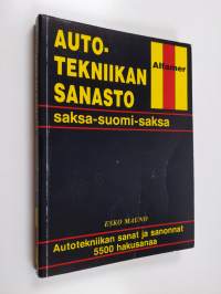 Autotekniikan sanasto : saksa-suomi-saksa