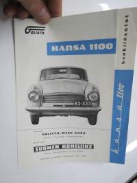 Goliath Hansa 1100 -myyntiesite