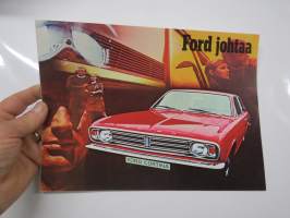 Ford Cortina Standard, De Luxe, Farmari, 1600 E, GT &amp; Lotus 1969? -myyntiesite / sales brochure