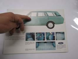 Ford Cortina Standard, De Luxe, Farmari, 1600 E, GT &amp; Lotus 1969? -myyntiesite / sales brochure