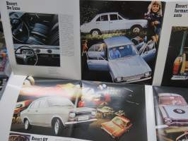 Ford Escort 1100 Std, Escort 1300 De Luxe, GT, Farmariauto 1970 -myyntiesite / sales brochure