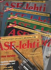 ASE-lehti 1995 nr 1,2, 3, 4  ja 7  yht  5  kpl